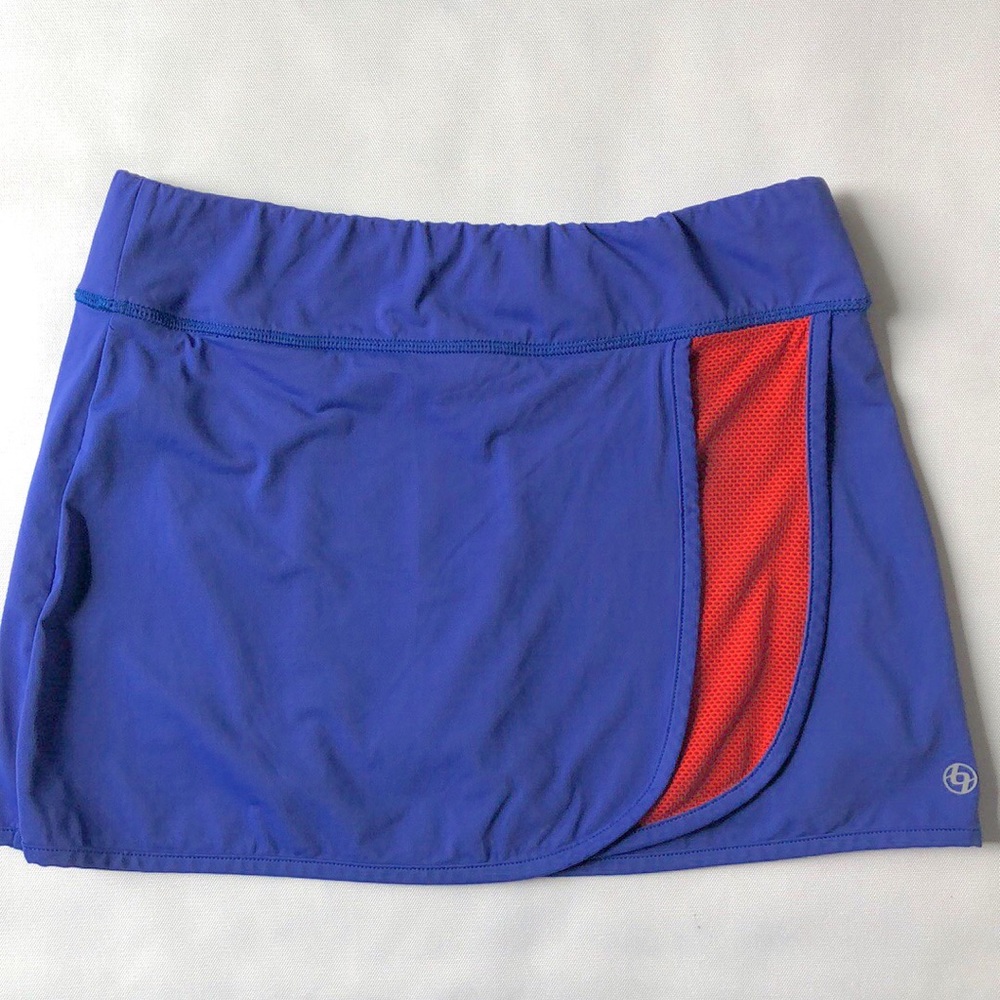 Lija indigo and orange athletic skort